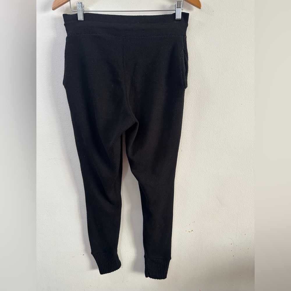PRETTYLITTLETHING Soft Black Lounge Pants SIZE SMALL 2 4 Casual Knit Staycation - Picture 3 of 5